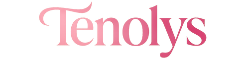 create pink logo named Tenolys